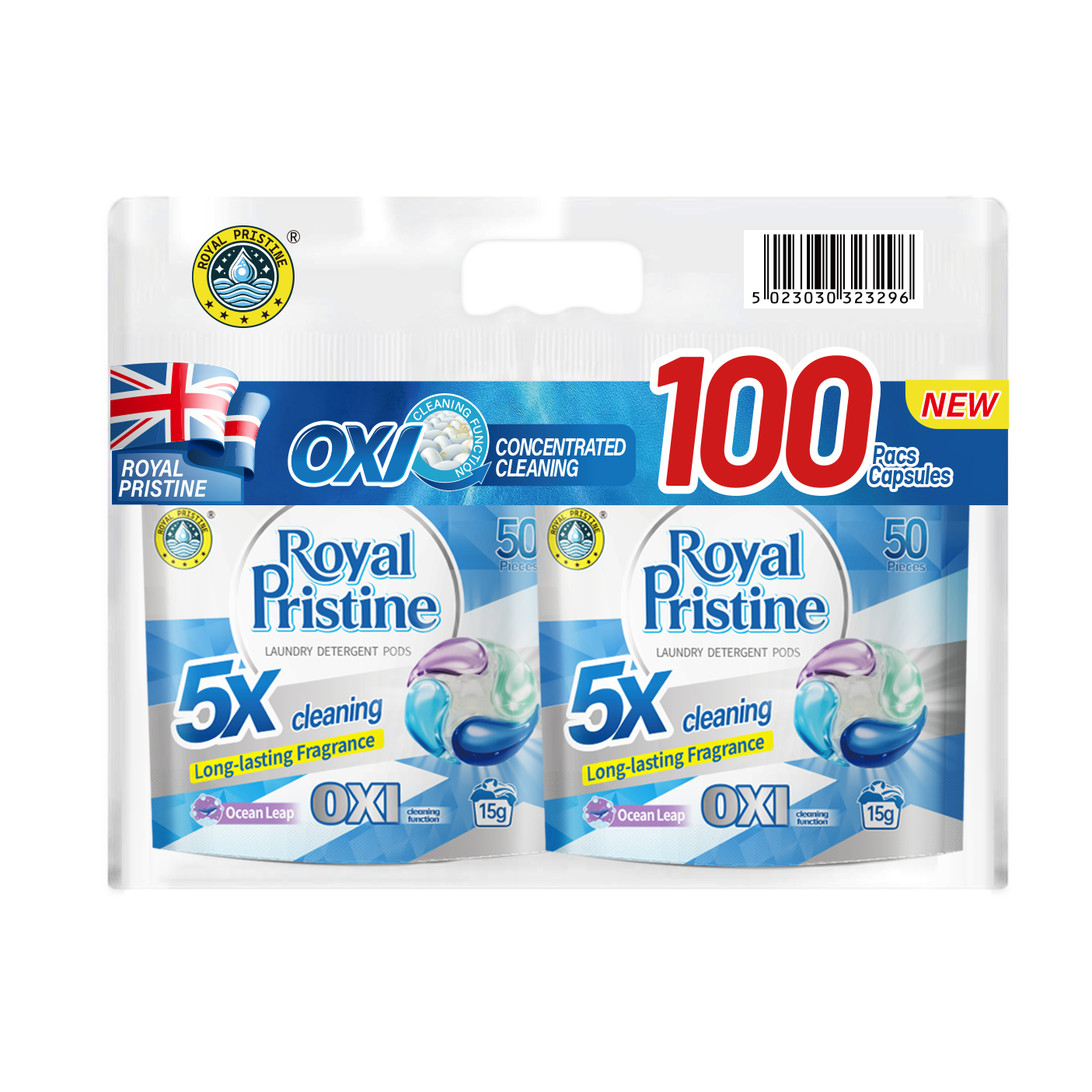 皇室潔達洗衣珠(海洋躍動) 50粒孖裝